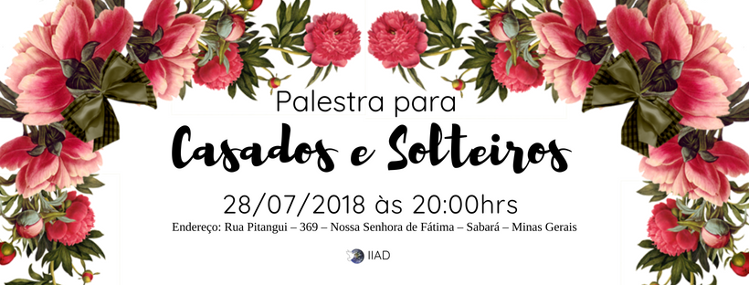 Palestra para Casados e Solteiros